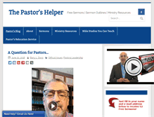 Tablet Screenshot of pastorshelper.com